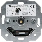 Technim 842800008 LED-Dimmer mit Druck-Wechselschalter (Phasenanschnitt), LED 3-35W