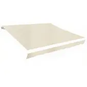 vidaXL Markisenbespannung Canvas Creme 4x3 m (ohne Rahmen)