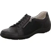 Waldlaufer Schnürhalbschuhe in schwarz, Gr. 4.5
