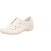 Waldlaufer Schnürhalbschuhe durchbrochen in weiss/weiss kombi, Gr. 7.5