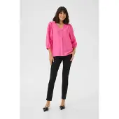 Kaffe Langarm-Bluse Regular fit Azalea Pink CC pink