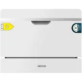 Cecotec Bolero Aguazero 2500 S-BI White Glass, Halb integriert, Kompakt, Weiß, Weiß, Weiß, Berührung