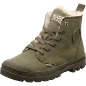 Palladium Damen Schnürboot Pampa HI ZIP WL grau