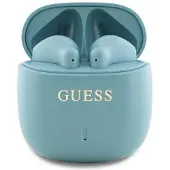 GUESS Bluetooth Kopfhörer Gutwsj14Esgq Tws + Docking Station Türkis/Türkis Gedrucktes Klassisches Logo