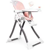 Ecotoys Faltbarer Hochstuhl in Rosa von