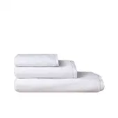 Sanelitex - Weißes Duschtuch 500gr 100% Baumwolle mit Saum | 70x140cm