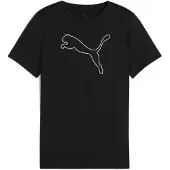 Puma T-Shirt "TAD ESS CAT LOGO TEE G" mit Rundhalsausschnitt, kurzärmelig, sportlich