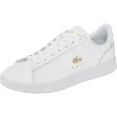 Lacoste Sneaker "CARNABY SET", Damen, Gr. 37, weiß (wht, gld), Leder, Schuhe Sneaker
