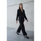 MyFashion Baumwoll-Leinen-Blazer mit Knopfverschluss