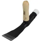D&O Pflasterhammer 7 cm mit Gummiaufsatz und Holzgriff