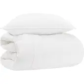 vidaXL Bettwäsche-Set mit Kissen 2 pcs Weiß Bambus