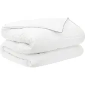 vidaXL Sommerdecke Weiß 200 x 240 cm Bambus