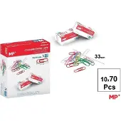 MP Main Paper Spinacze biurowe kolorowe 33 mm 10 x 70 sztuk
