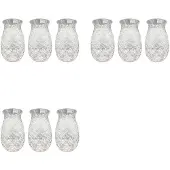 Melitt 9 Stück Ananas-Cocktailgläser, Geprägte Saftgläser für Cocktails und Getränke