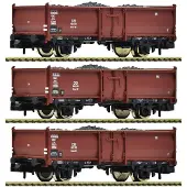 Fleischmann N 820530 - 3-tlg. Set: Kohlewagen, Bauart Omm52, DB Modellbahn