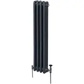 Monster Traditioneller 3-Spalten-Heizkörper - 1500 x 202 mm - Anthrazitgrau