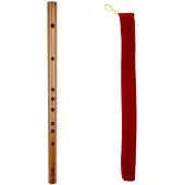 Exogio G-Tonart Meibet Mini Piccolo Samtbeutel Melodie Bambusflöte Nationales Musikinstrument Flöte