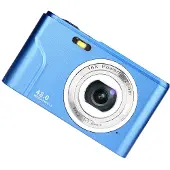 INF Digitalkamera 48MP mit 16x Digitalzoom, HD-Display, 2.4 Zoll IPS-Bildschirm Blau