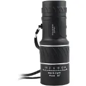 Zandona Leistungsstarkes Monokular-Teleskop 16x52 mit Dualfokus-Zoom-Prisma, Kompakt für Campingausrüstung