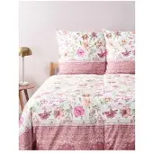 Bassetti Bettwäsche CASABLANCA in ROSA | Gr.: 135x200 cm (80x80 cm)