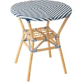 Jline Runder Gartentisch aus geflochtenem Rattan
