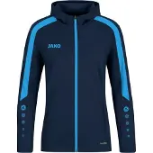 Jako Power Kapuzenjacke Damen - Marine / Skyblue
