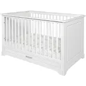 Lookway Kinderbett TWINKLE mit Schublade, Weiß matt