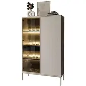 Lookway VITRINE ECLIPSE WTSZ104 mit Beleuchtung,KASCHMIR