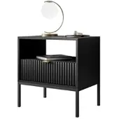 Lookway NACHTTISCH CORTADO S54 SCHWARZ