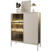 Lookway VITRINE ECLIPSE WT104 mit Beleuchtung,KASCHMIR