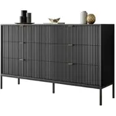 Lookway SIDEBOARD CORTADO KS154 MIT SCHUBLADEN SCHWARZ