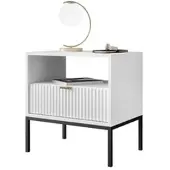 Lookway NACHTTISCH CORTADO S54 WEISS