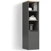 Livinity UNIVERSALSCHRANK Piave Anthrazit/Sonoma mit einer Tür