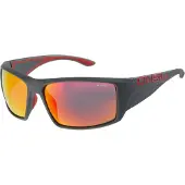 O'Neill Sonnenbrille ONS 9019 2.0 108P polarisiert quadratisch matt Grau/Rot