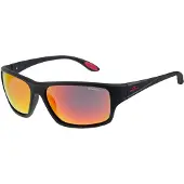 O'Neill ONS 9023 2.0 Unisex-Sonnenbrille Vollrand Quadratisch Kunststoff-Gestell, schwarz