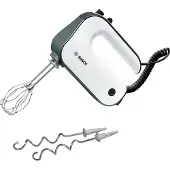 Bosch Handrührer Styline MFQ49300, 5 Stufen, 2 Edelstahl Rührbesen- und Knethake