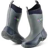 GRUBS Kinder Gummistiefel "Muddies Icicle Wellies" in Grau | Gr.: 27
