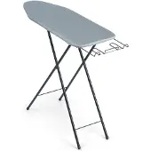 B2X | Bügelbrett - Höhenverstellbar - Grau - 105x30,5x80,5 cm - Mit praktischer Ablage - Stabil und Klappbar
