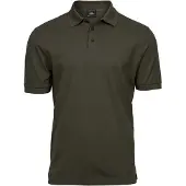 Tee Jays Herren Luxury Stretch Polo-Shirt, Kurzarm BC3305 (M) (Dunkles Olive)