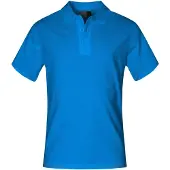 Promodoro Superior Poloshirt Plus Size Herren, Türkis, 4XL