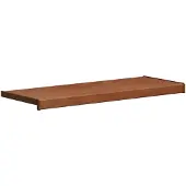 vidaXL Fensterbank Braunes Holz 100 x 35 x 4,5 cm PVC