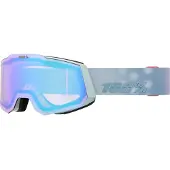 100% Snowcraft Hiper Ski Goggles Blau Mirror Lavender Lens/CAT3
