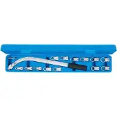 Bgs Spannrollen-Schlüssel-Satz, 12-kant 12-19 mm & E-Profil E10 - E18
