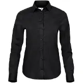 Cotton Classics -18.4025 Luxus Stretch Damen Bluse langarm 2XL schwarz