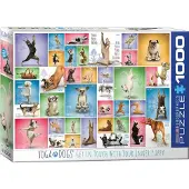 Eurographics Yoga Dogs. Puzzle 1000 Teile