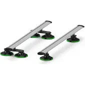 TreeFrog Crossbar Träger Silber Max 1220 x 150-330mm Silber - flexibler Dacht....
