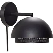 Hubsch Wandleuchte aus schwarzem Metall