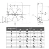 Elmag Rundtisch horizontal/vertikal, 82852