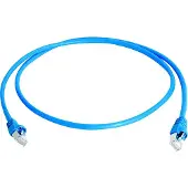 Telegärtner Mini Patchkabel Kat.6A (IEC) S/FTP 10,0 m blau