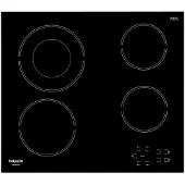 Ariston Hotpoint HR 632 B, Schwarz, Integriert, 58 cm, Keramik, Glaskeramik, 4 Zone(n)